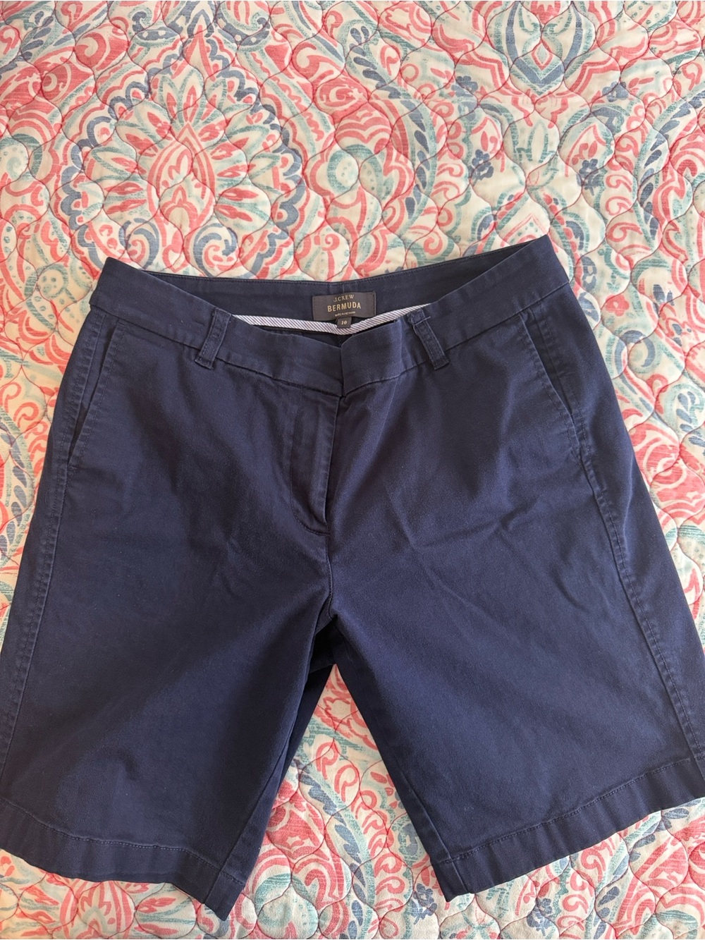 J. Crew Classic Navy Bermuda Shorts